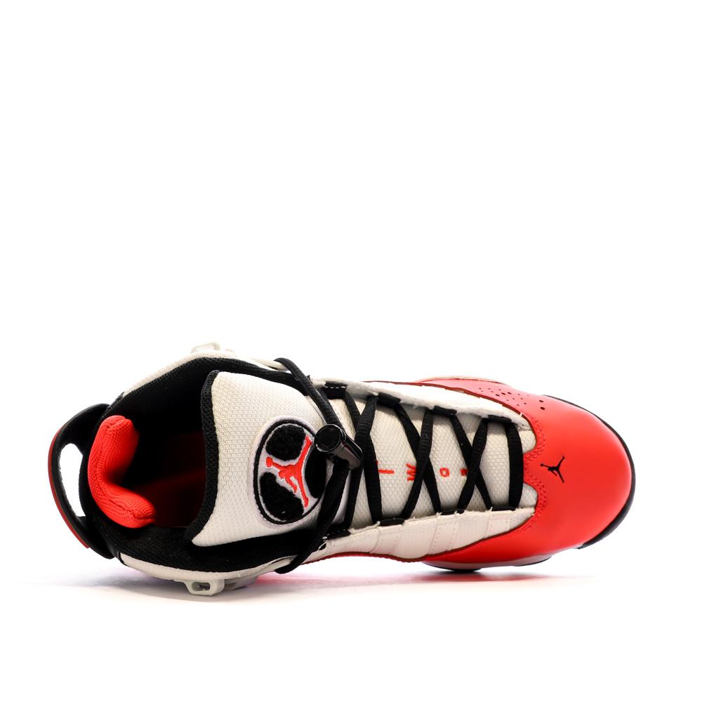 Nike Baskets Blanc/Rouge Garçon Nike Jordan 6 Rings