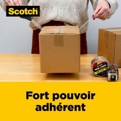 Scotch Box Lock - Ruban adhésif d'emballage - 48 mm x 50 m - transparent