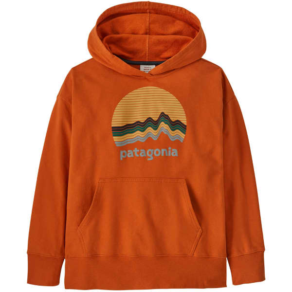 Sweatshirt PATAGONIA K'S HOODY SWEATSHIRT RIDGE RISE MOONLIGHT: REDTAIL RUST