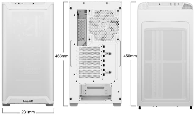 Be quiet! PURE BASE 501 Airflow PC-kabinet (hvid)