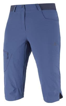 Pantalon Bermuda Salomon Wayfarer Bleu Femme