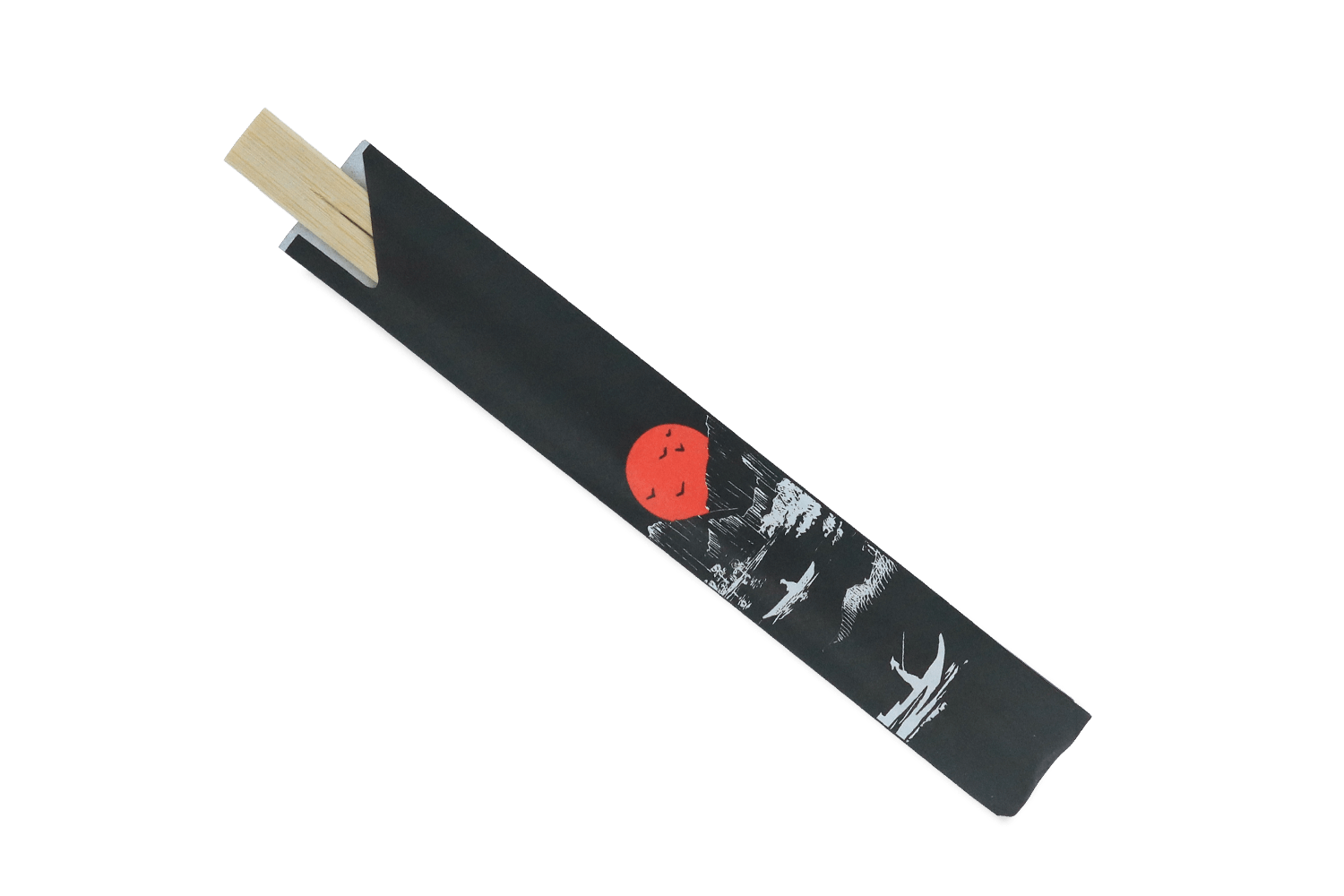 Bamboe chopsticks eetstokjes 21cm in hoesje