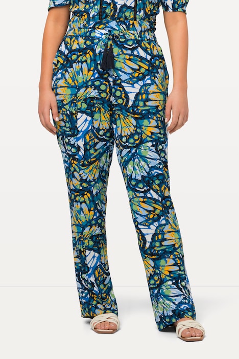 Schlupfhose Rose, Schmetterlinge, Elastikbund