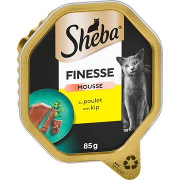 Sheba Finesse Mousse met Kip 85 g
