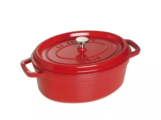 Cocotte ovale Signature 40cm Cerise