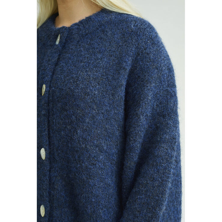 A-VIEW Patrisia solid knit cardigan Navy
