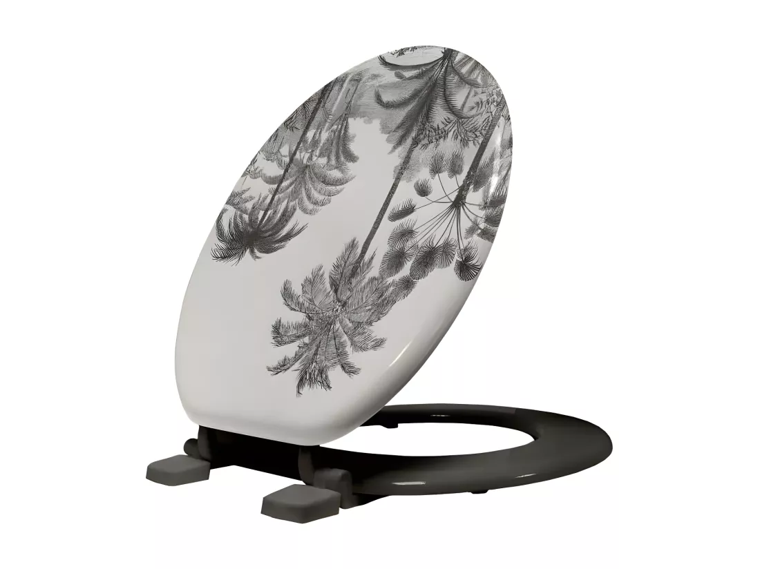 Abattant WC 37 x 47 cm Cocoty - MDF Imprimé