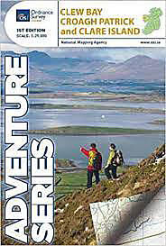 ORDNANCE SURVEY - CLEW BAY CROAGH PATRICK IRLANDE 1 25 000