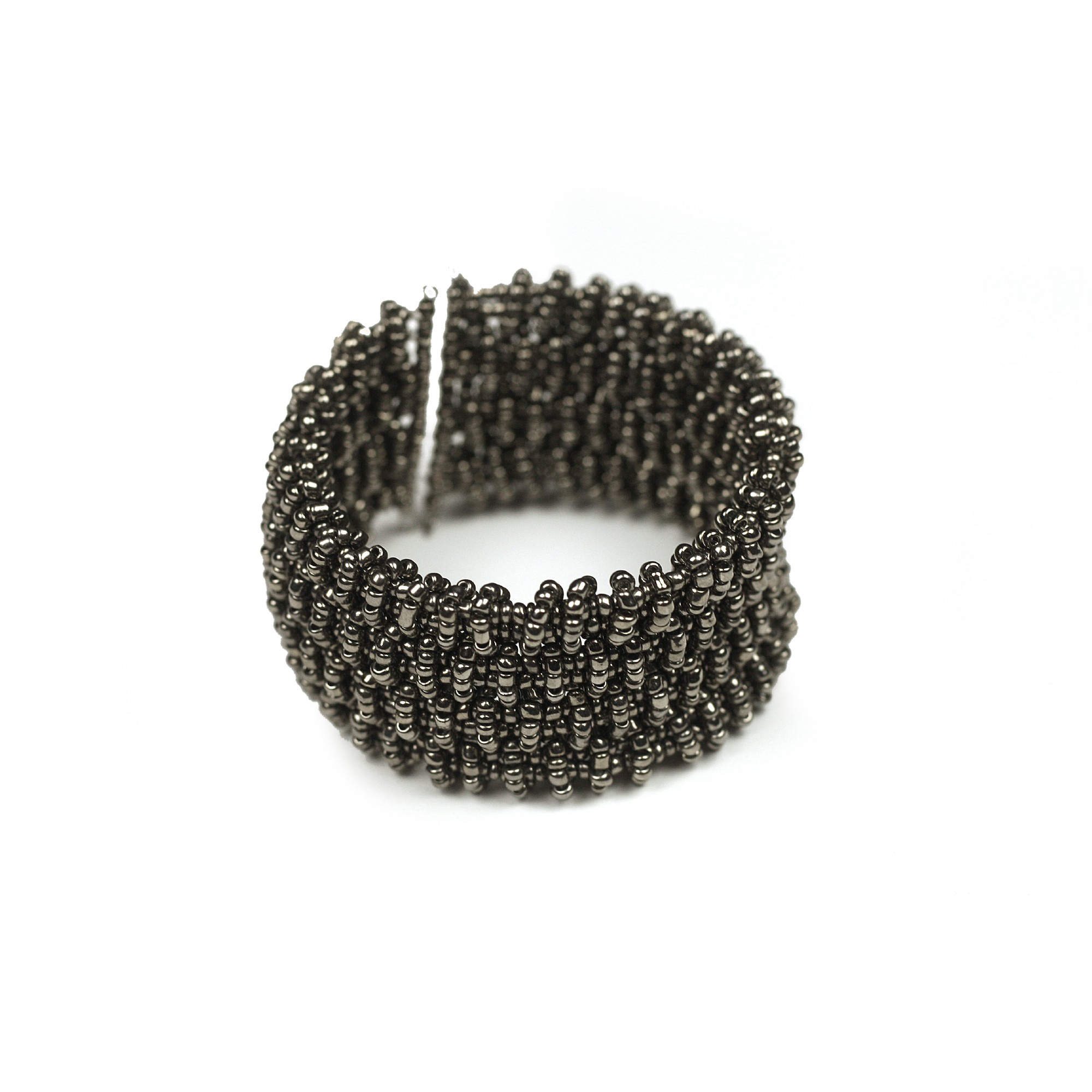 Armband 'Schiefer', Acryl, silber, L 9 cm, B 4 cm, H 2 cm günstig bestellen
