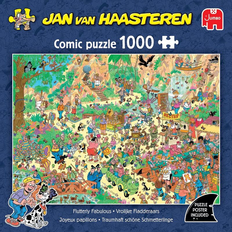 Jumbo - Vrolijke Fladderaars - Legpuzzel - 1000 stukjes - Karton