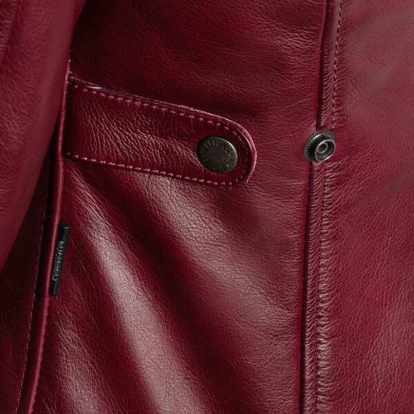 Helstons - Blouson femme Chica Bordeaux / Noir
