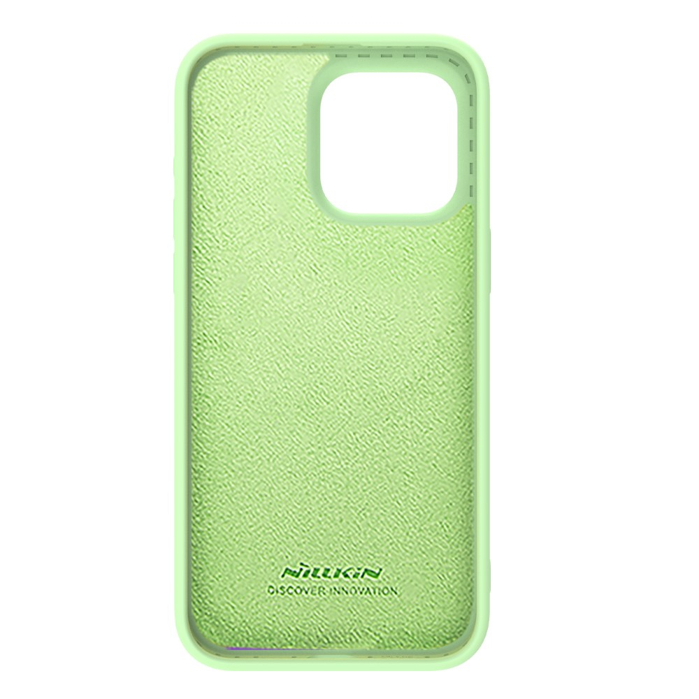 iPhone 15 Pro Max MagSafe Silikon Schutz Hülle Cam-Slider Kameraschutz - Mintgrün