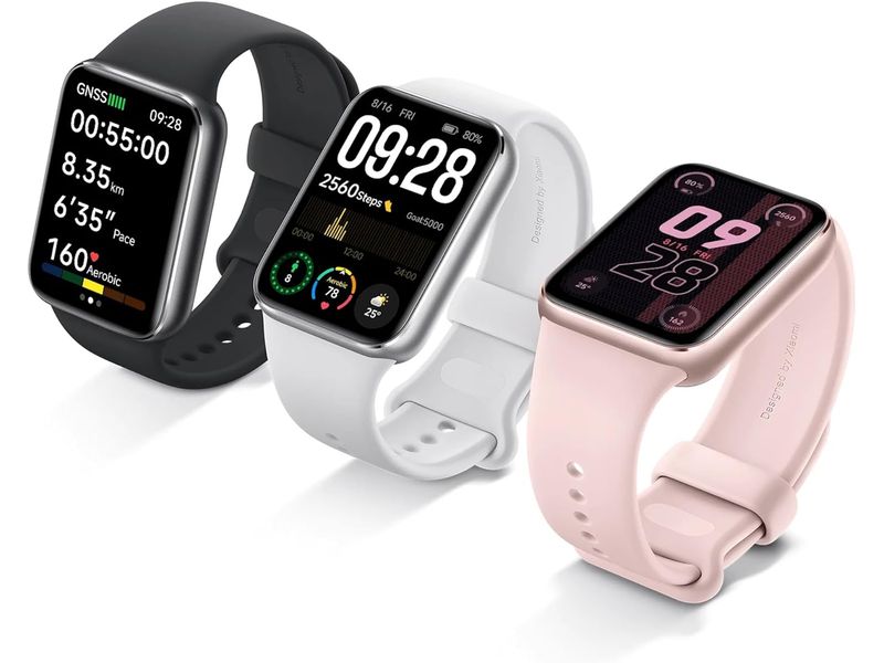 Xiaomi Smart Band 9 Pro Moonlight Silver Fitness-Tracker mit 1.74
