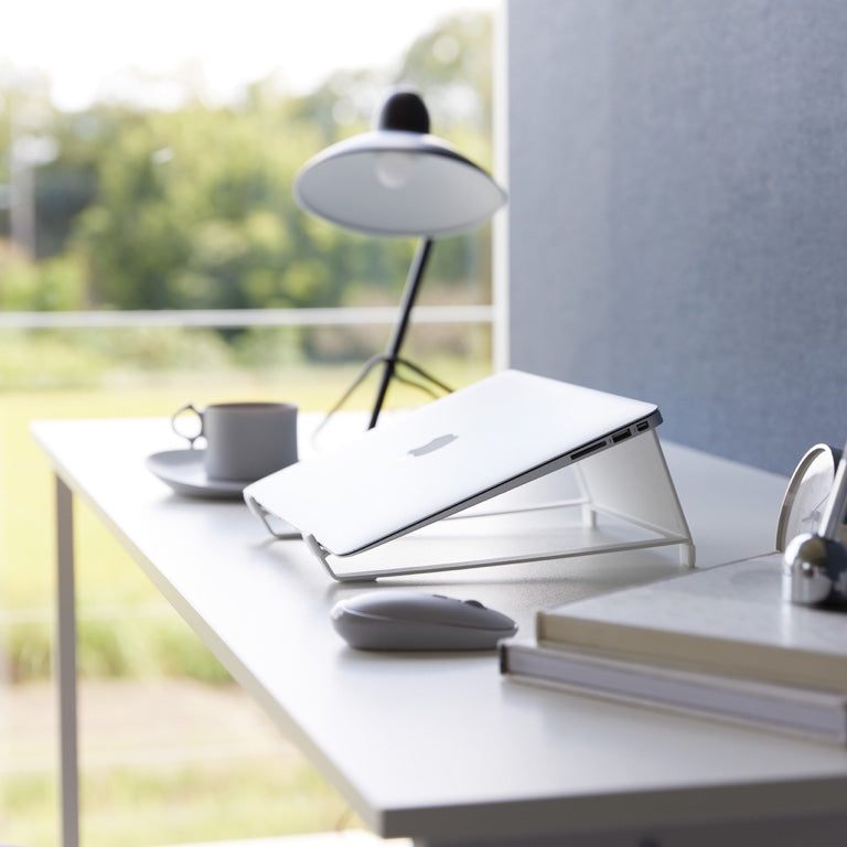 Yamazaki Tablet & Laptop Standaard - Tower - Wit