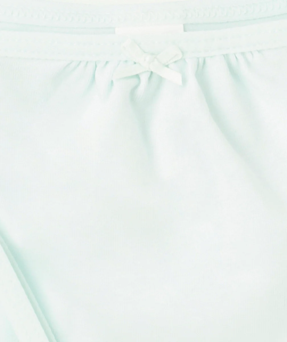 DIMLOT DE 2 BRASSIÈRES SKIN CARE EN COTON BIO BLEU PASTEL