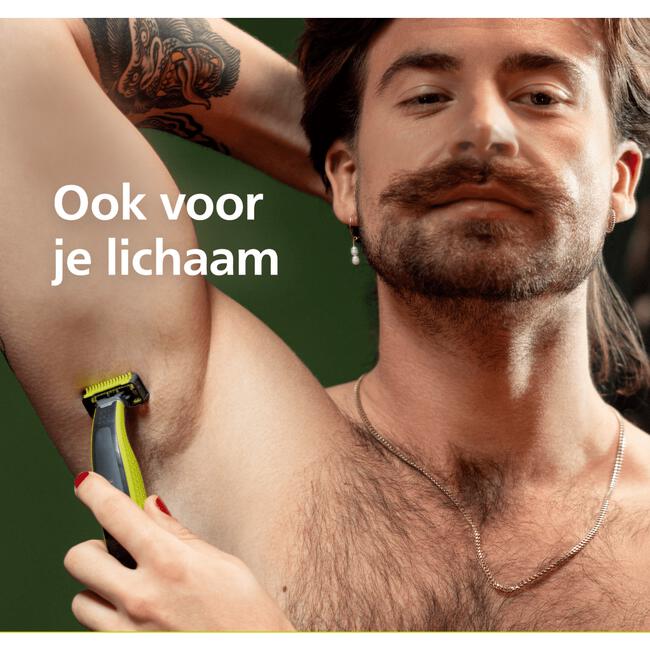 Philips OneBlade 360 Vervangmesjes + Body kit - QP624/50