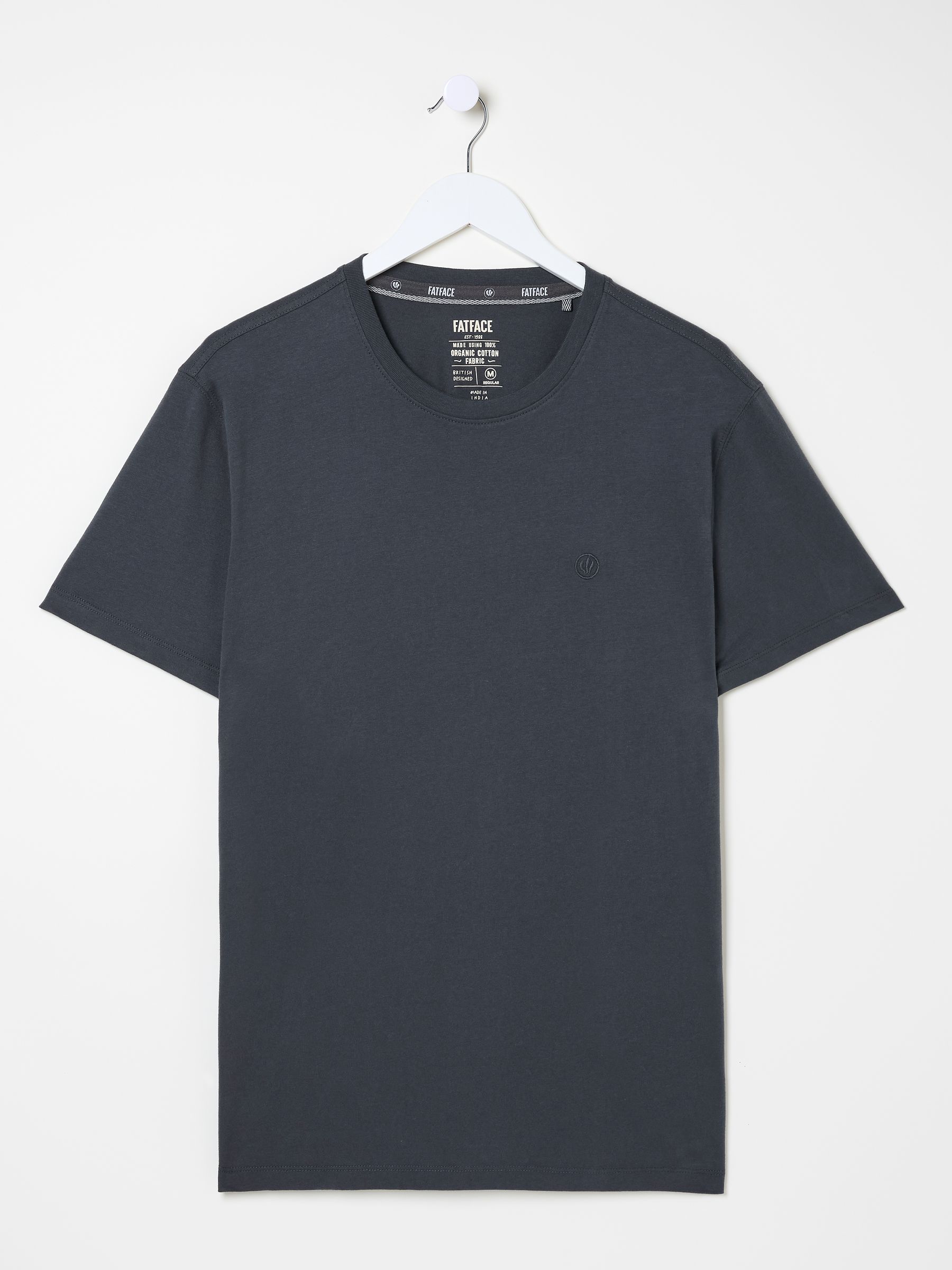 Zwarte wassing - FatFace T-shirt met korte mouwen