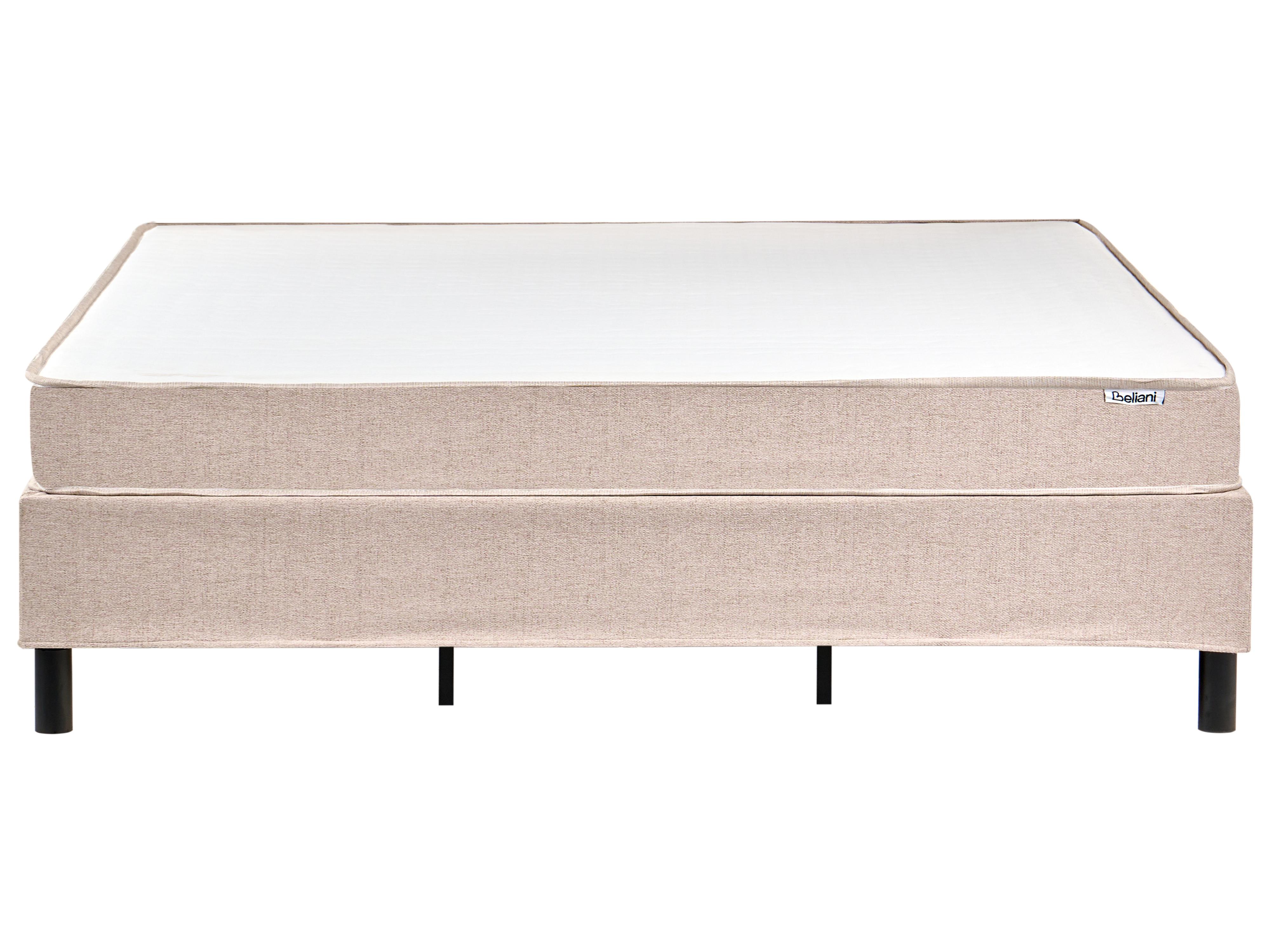 Boxspring zonder hoofdbord Stof COUNTESS 180 x 200 cm Beige