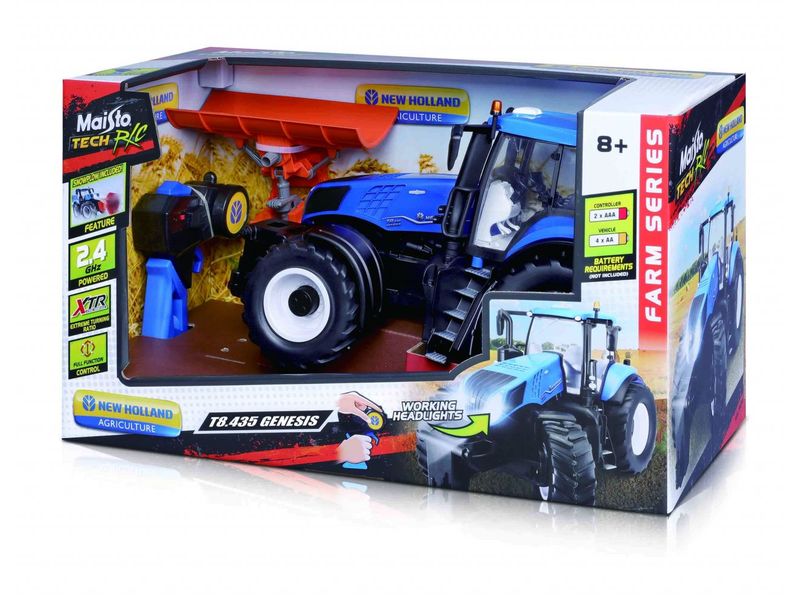 Maisto Traktor RC New Holland Traktor mit Schneepflug Ferngesteuertes Spielzeug