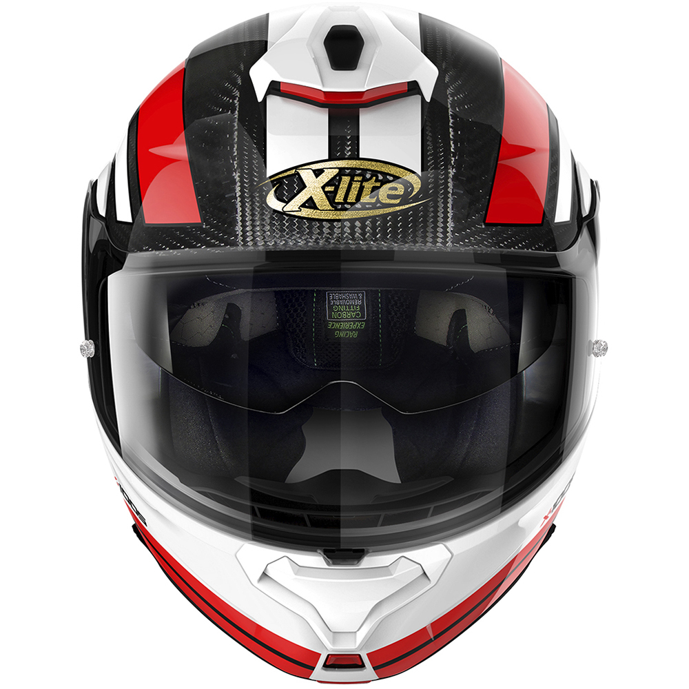 X-lite - Casque X-1005 Ultra Carbon 50th Anniversary N-Com Noir / Blanc / Rouge