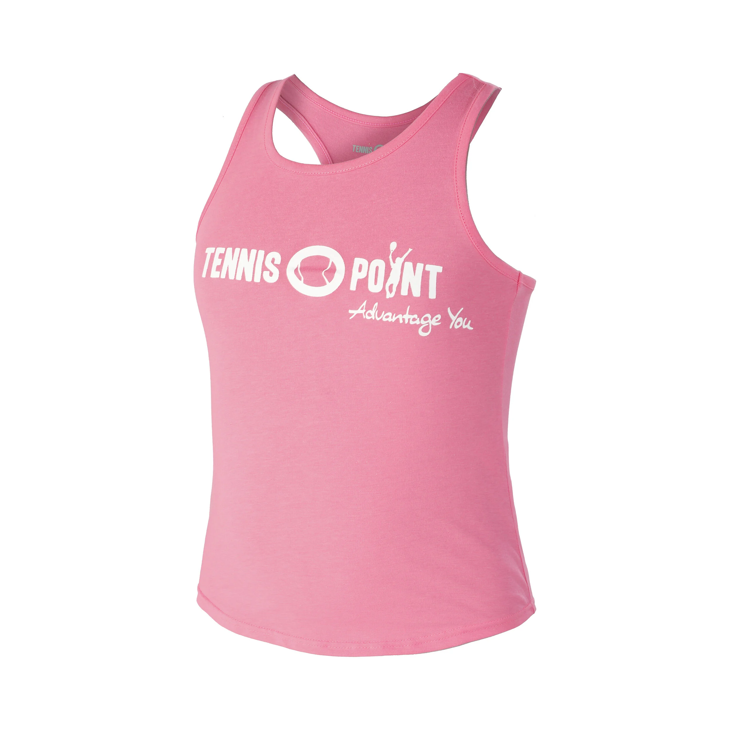 Tennis-Point Logo Débardeur Tank Top Filles - Pink , Blanc
