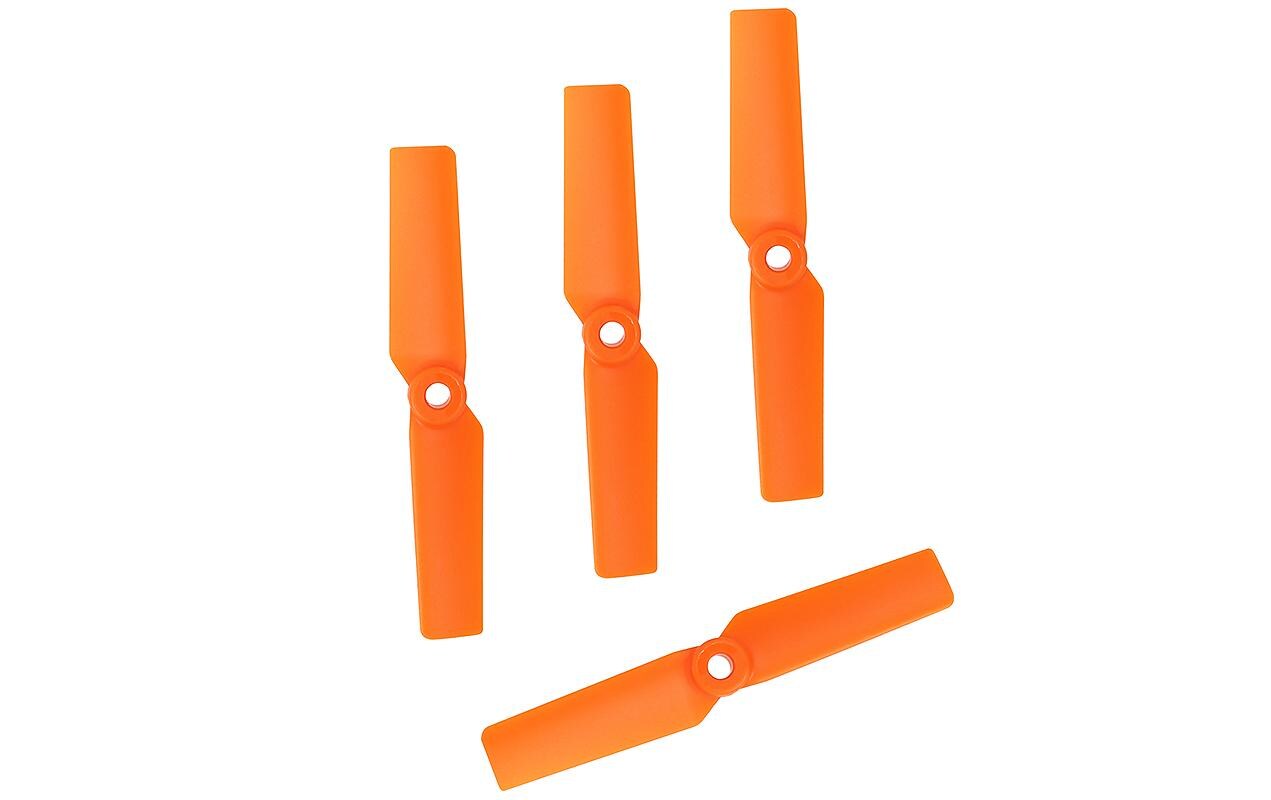 Heckrotorblätter Orange 4 Stück M1 EvoErsatzteil für OMP M1 Evo Heli