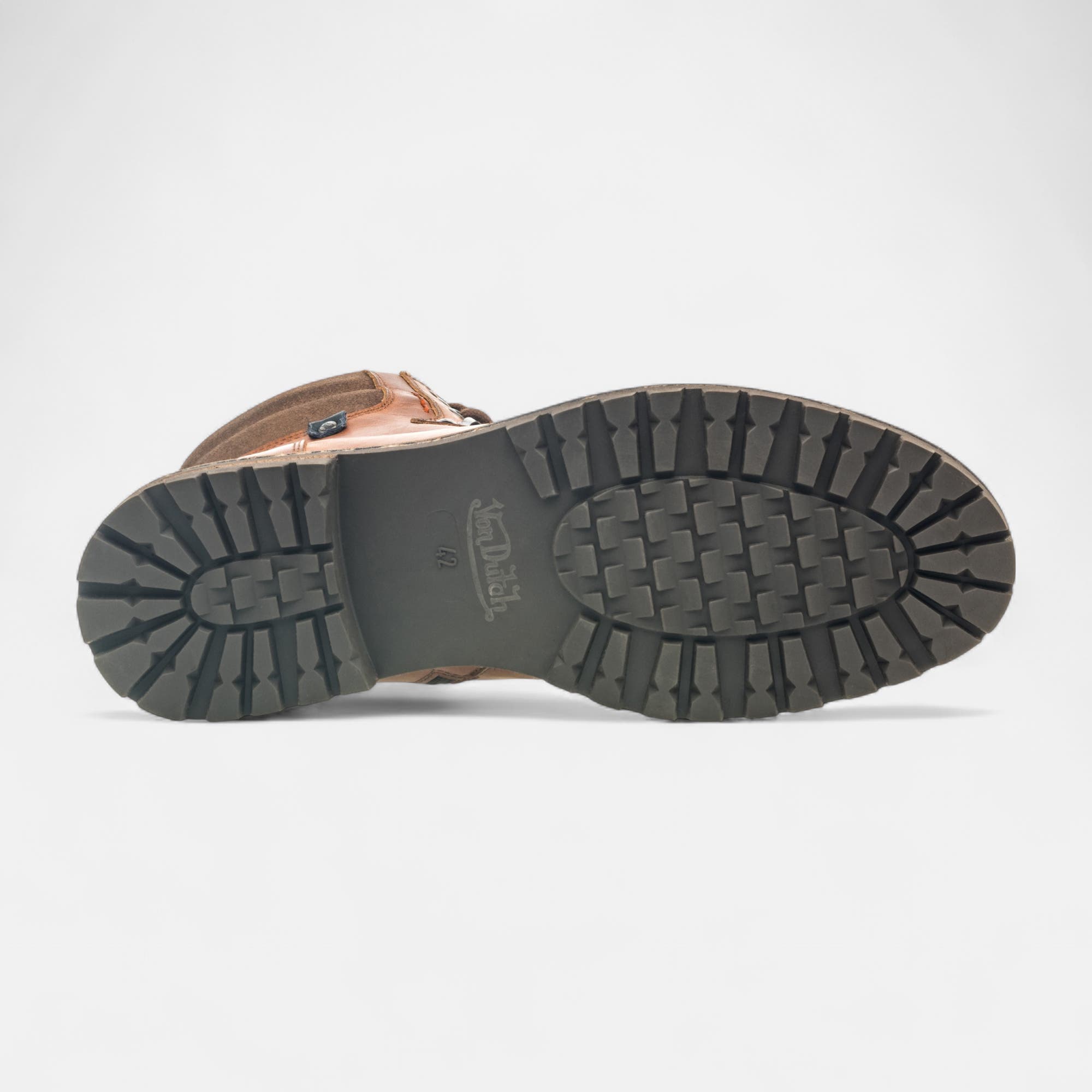 Boots Homme en cuir cognac