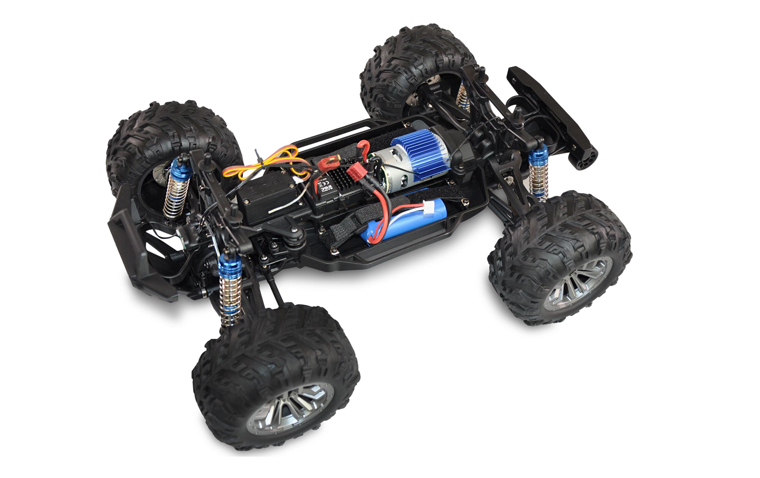 Monster Truck Daphoenodon 4WD, Blau RTR, 1:12<br>4x4 Monstertruck mit Gyro Fahrstabilitätssystem