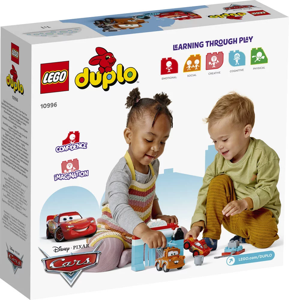 LEGO®DUPLO®DISNEY™ 10996 - LA STATION DE LAVAGE AVEC FLASH MCQUEEN ET MARTIN