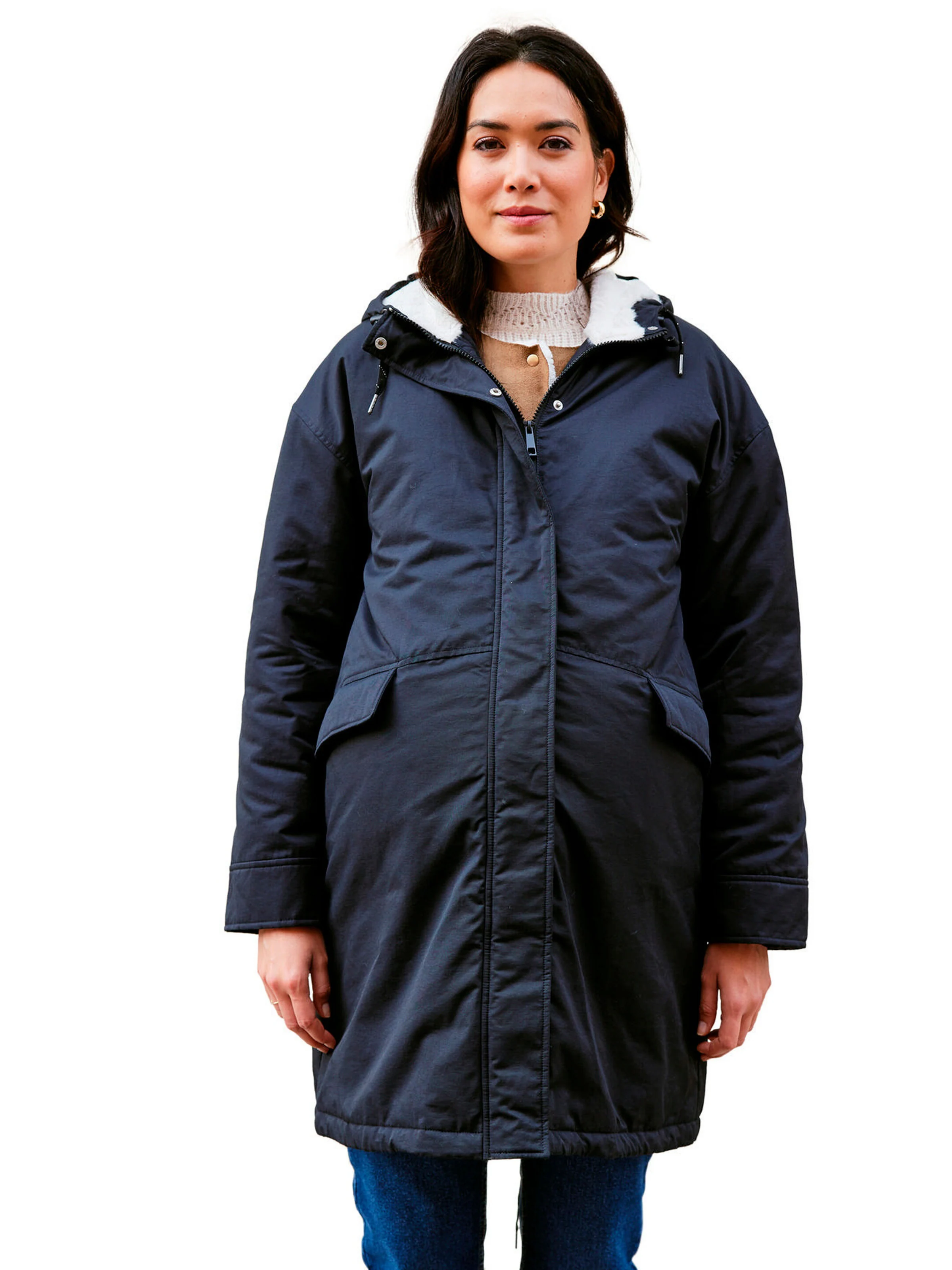 Envie de Fraise 5-in-1-Umstandsjacke / Tragejacke mit Einsatz , Recycling-Wattierung schwarz