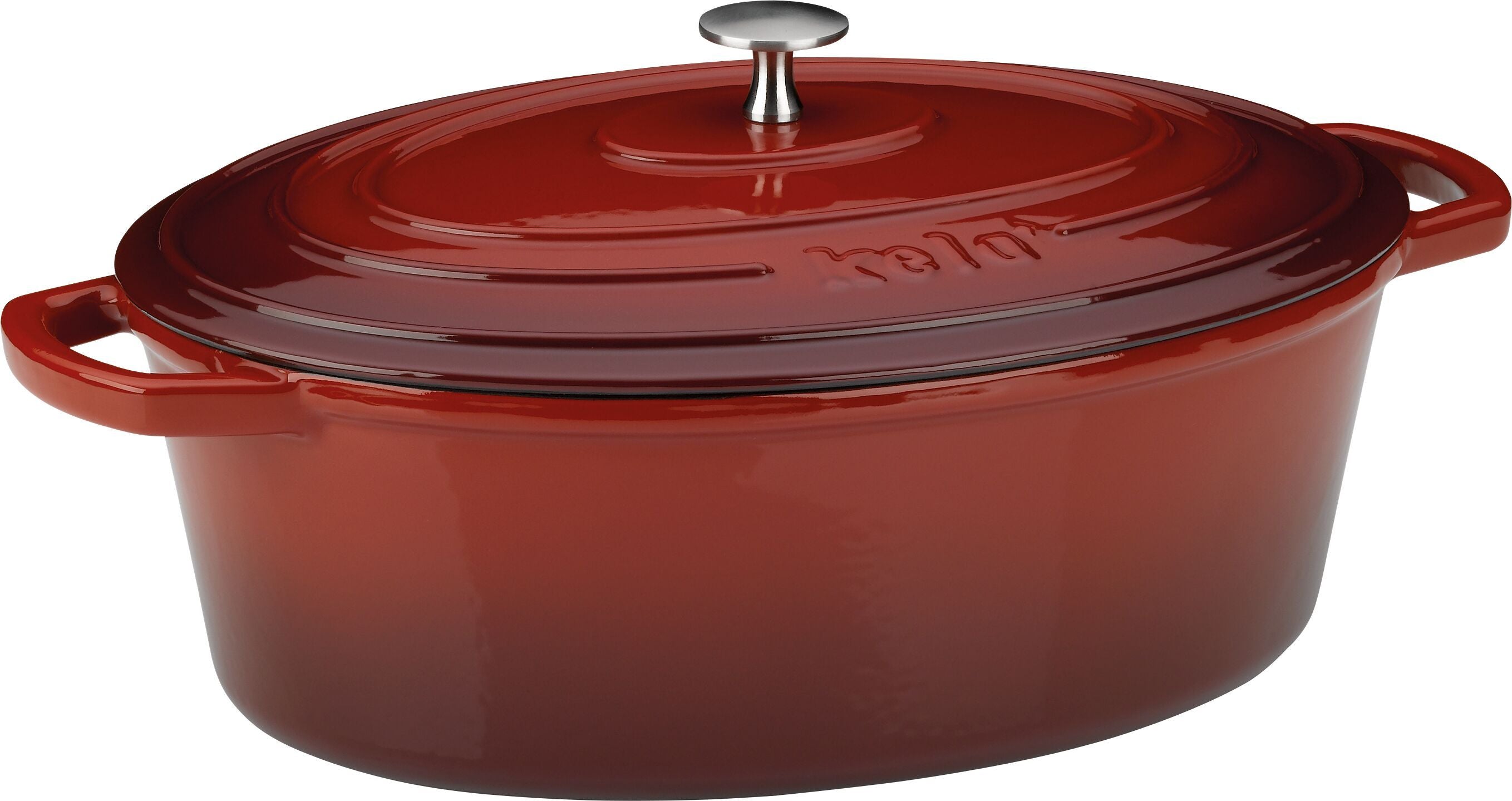 CALIDO BRAETER GUSSEISEN ROT 6.5L - Rot / B: 33.0 cm x T: 26.0 cm x H: 15.0 cm