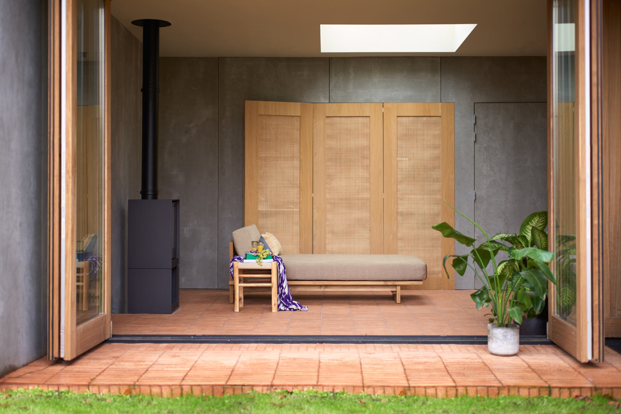 Daybed Outdoor Teak naturel