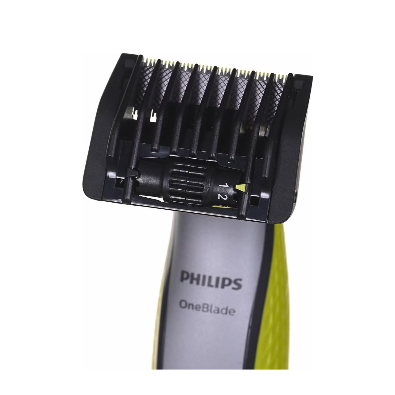 OneBlade 360 Face   Body Elektrischer Haarschneider Bart Trimmer Akku Rasierer (QP2834/23) - Schwarz / Grün
