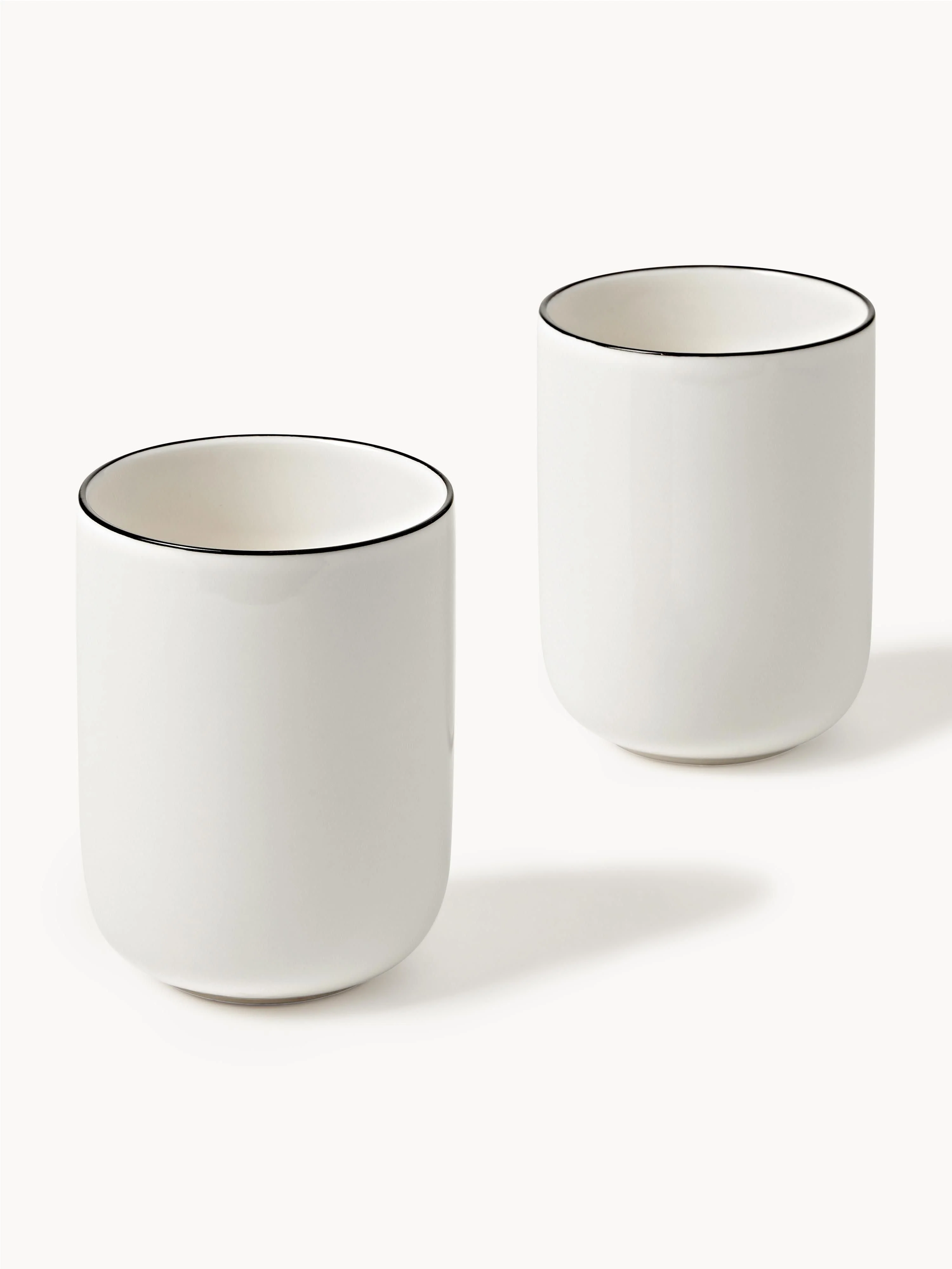 Porseleinen beker Facile, 2 stuks