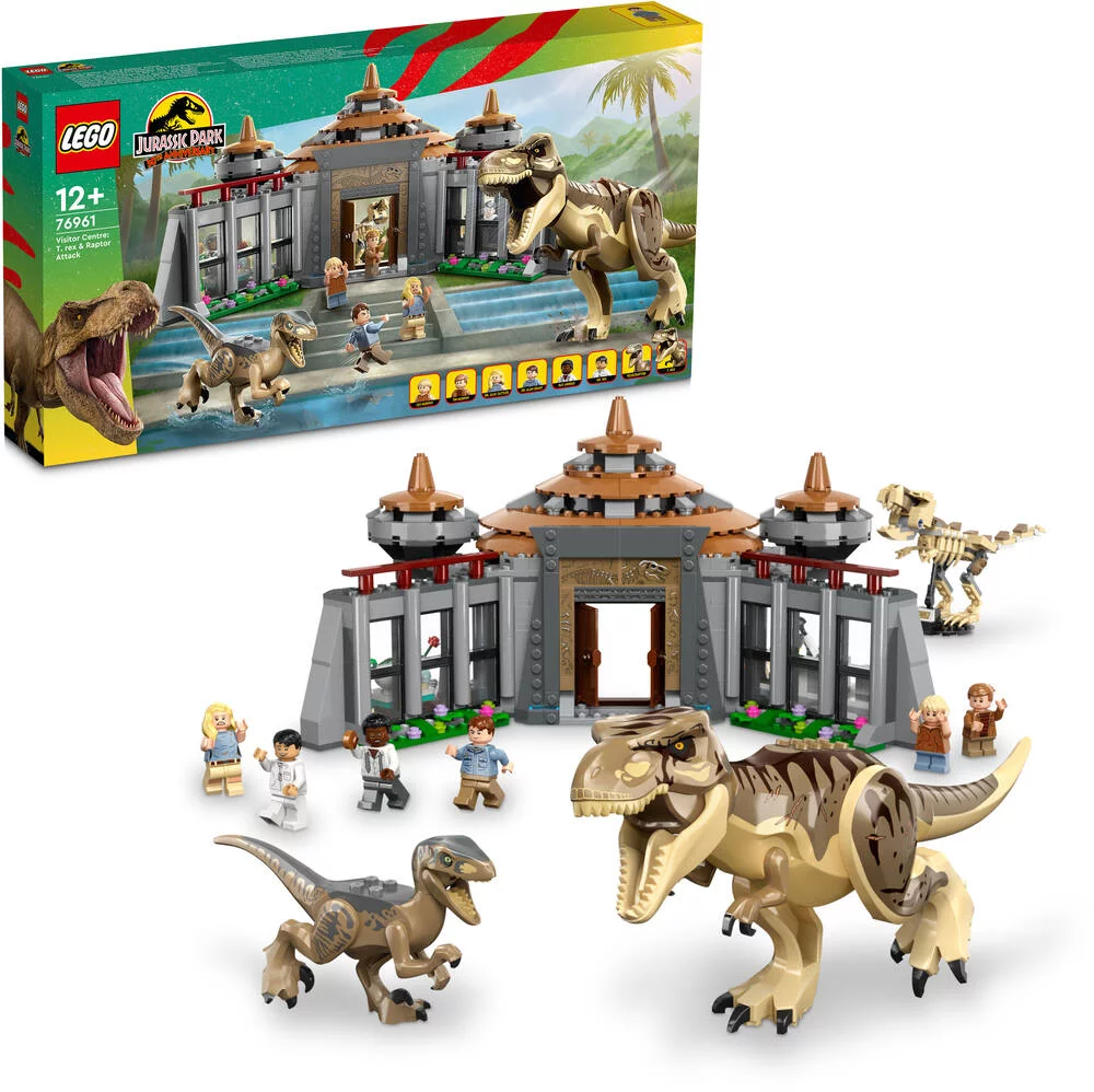 LEGO®JURASSIC WORLD ™ 76961 - LE CENTRE DES VISITEURS : L’ATTAQUE DU T. REX ET DU VELOCIRA