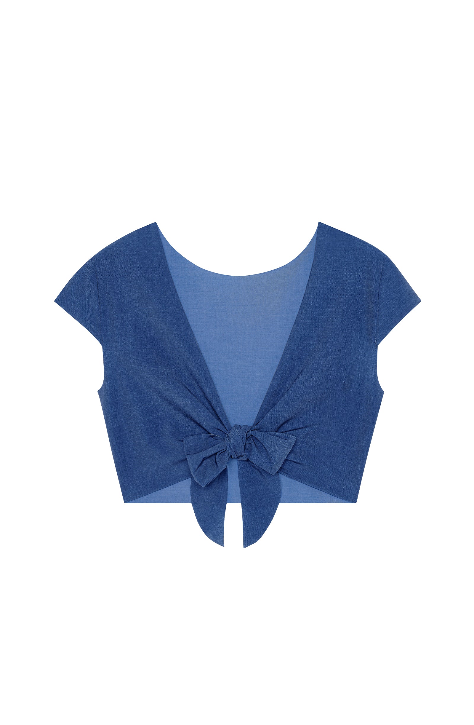 tako Crop-top cache coeur jean Jean