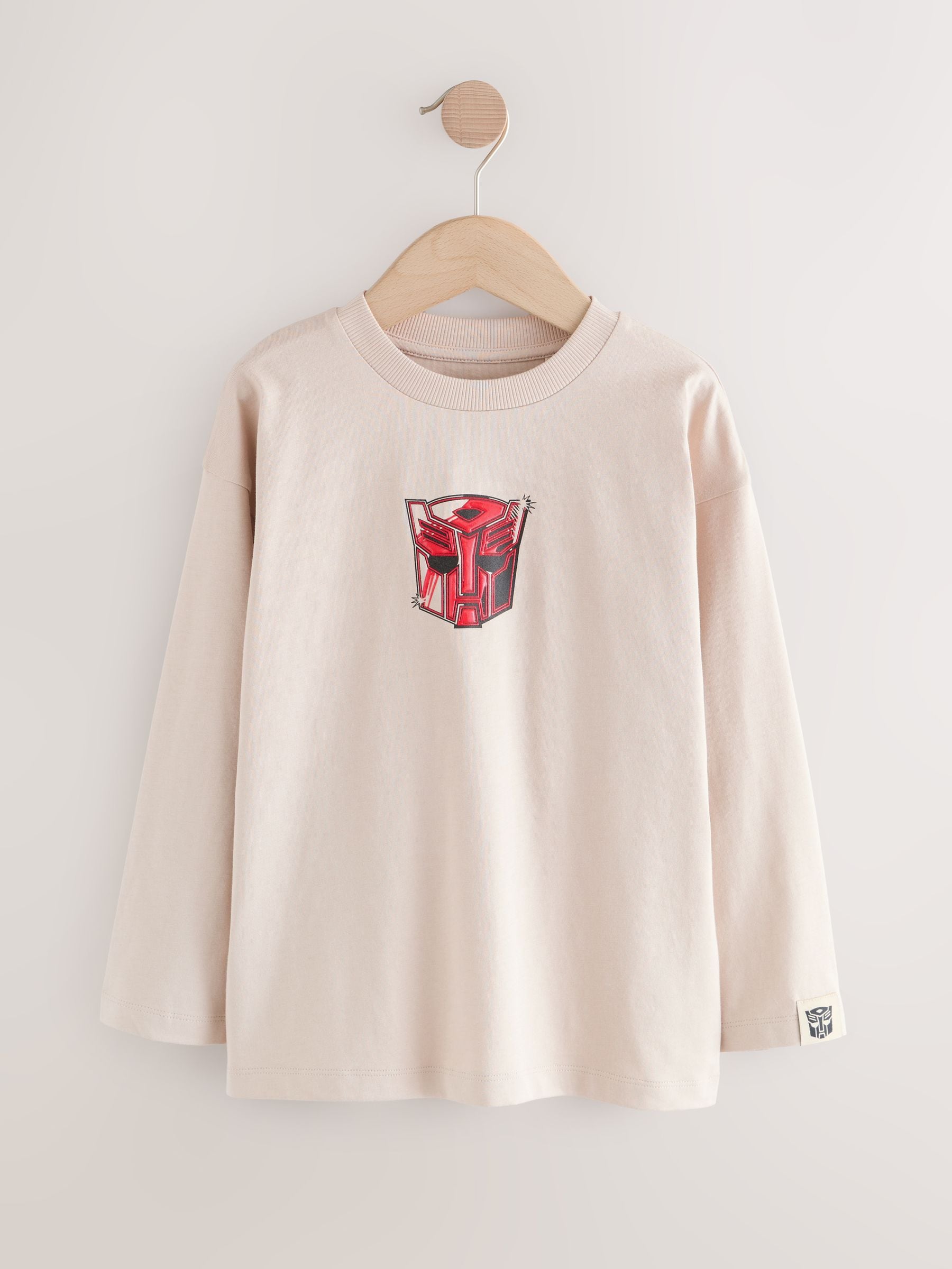 Pastelgeel - T-shirt met lange mouwen Transformers (3-16jr)
