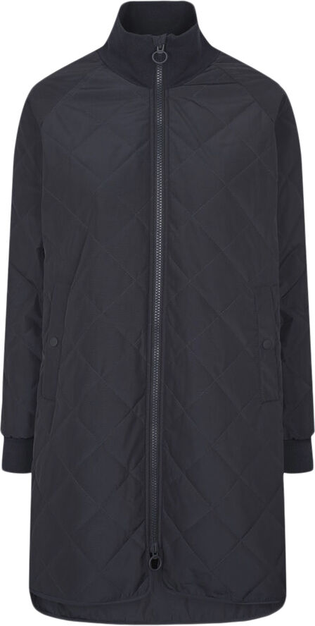 H2O Rubina II Quilt lang overgangsjakke Blå