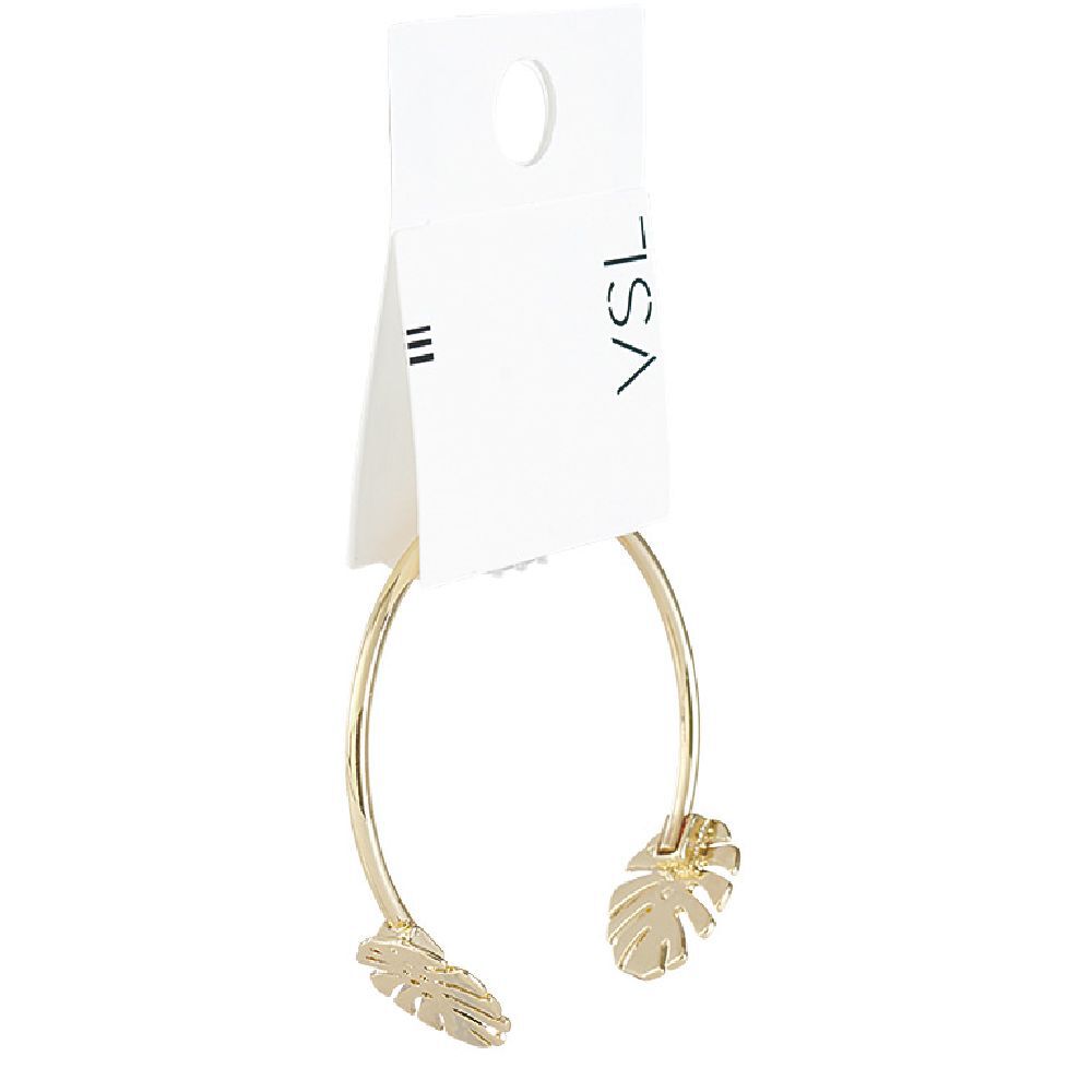 Bracelet rigide feuille palmier