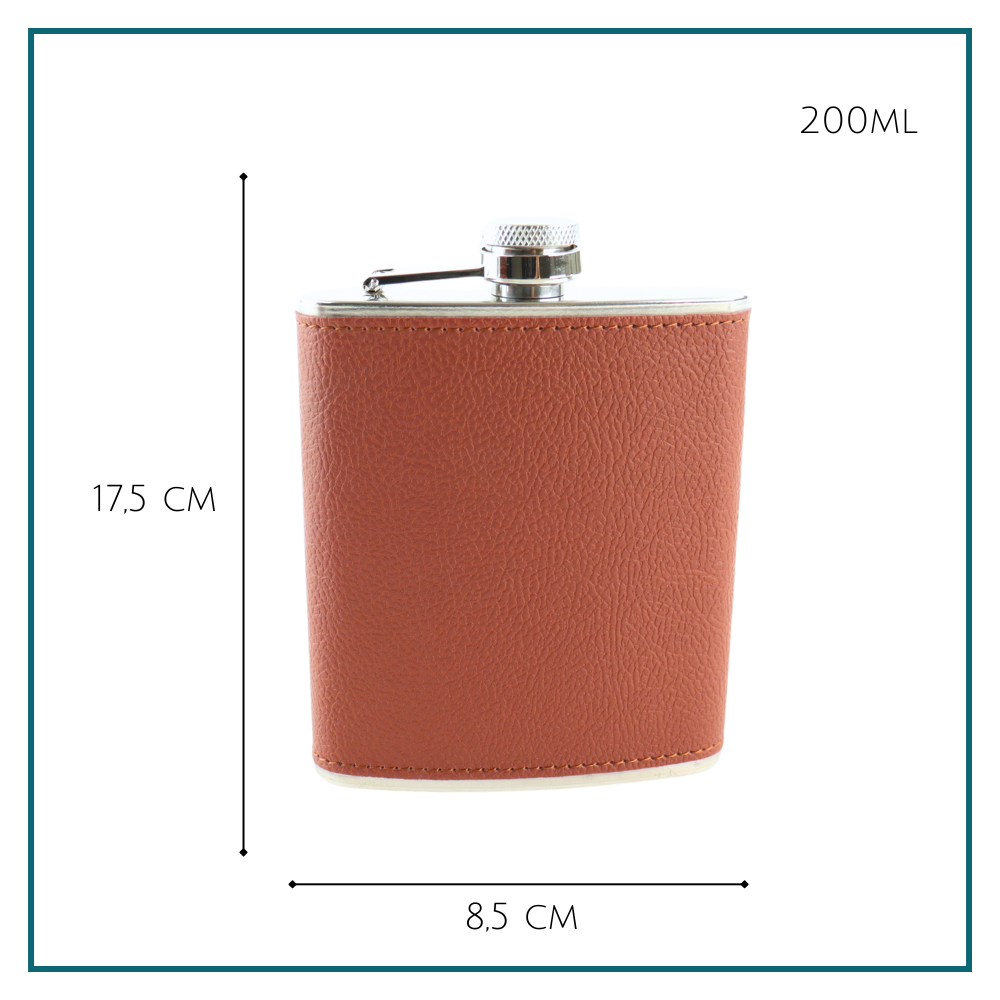 Orange85 Flacon 224 ml heupfles - Brown