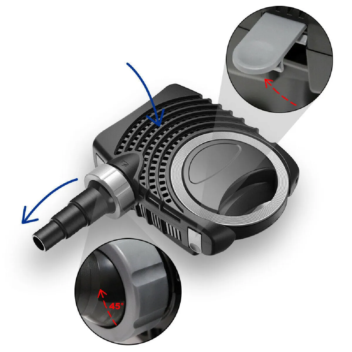 Helloshop26 Pompe bassin HelloShop Eco - 16000 L/h