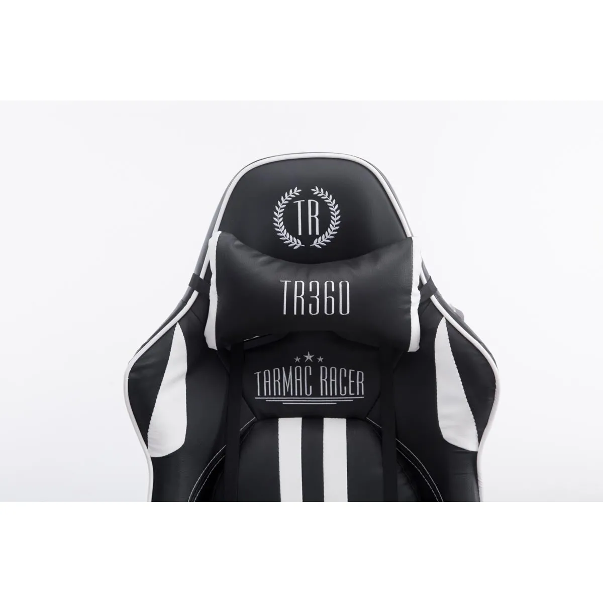 Decoshop26 Fauteuil gamer - Noir/Blanc