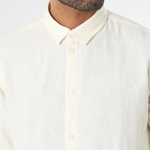 Chemise Manches Longues Enea Allan 21107646 Beige