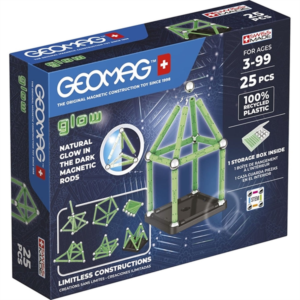 Køb Geomag Glow Recycled 25 stk