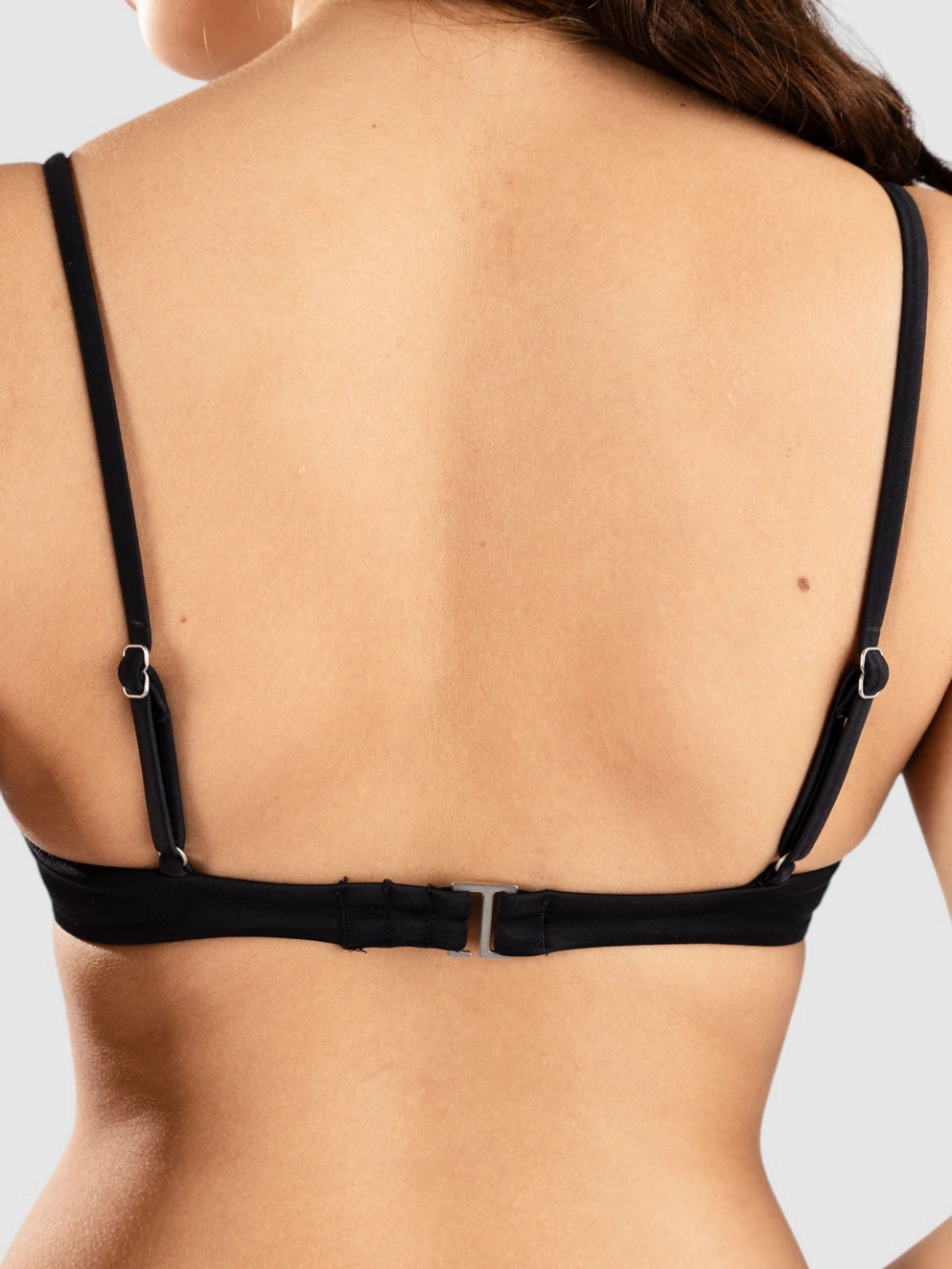Volcom Simply Seamless Crop Bikini Top black
