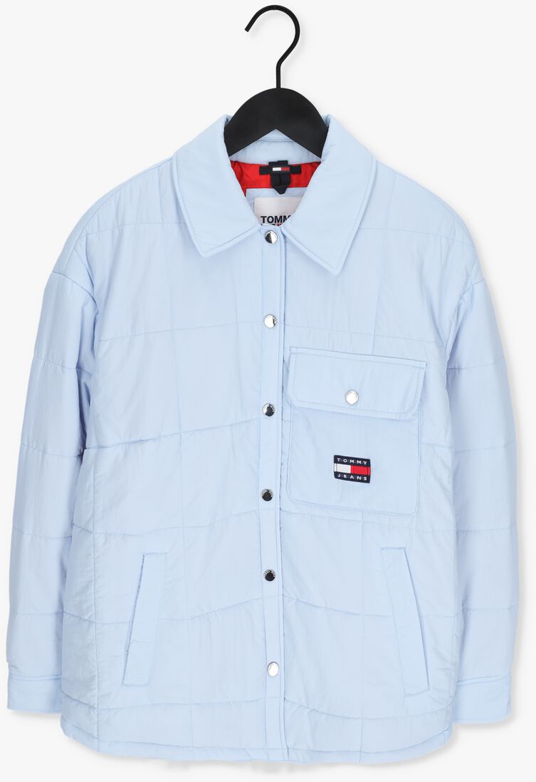 TOMMY JEANS blauwe tommy jeans jack tjw lightweight padded shacket