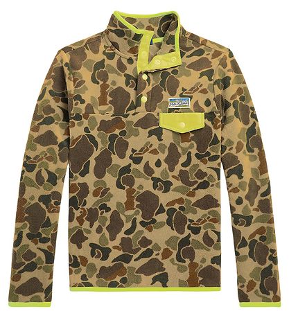 Polo Ralph Lauren Fleecejakke - Voyager - Army Grøn m. Camouflage