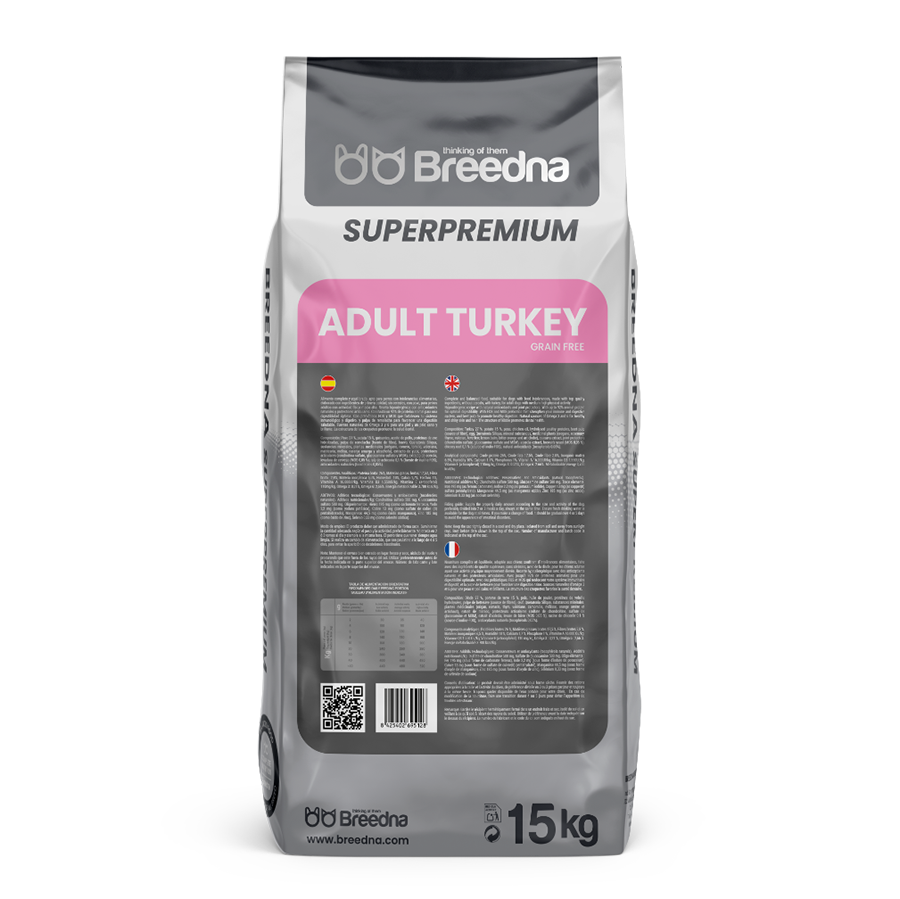 Ração Breedna Grain Free Turkey para Cães