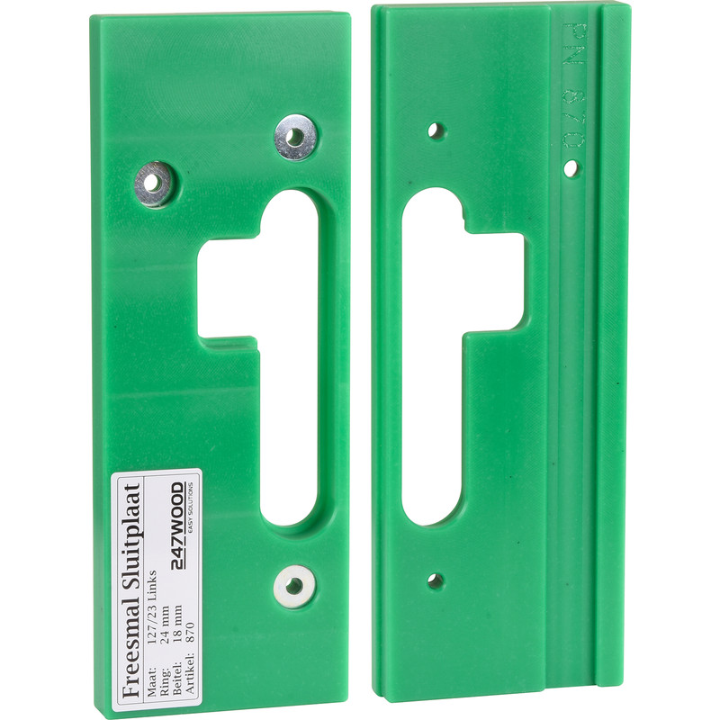 247wood Freesmal sluitplaat Links