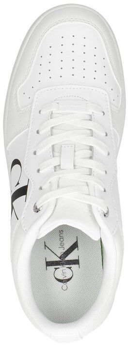 Calvin Klein Cupsole Laceup Basket Low LTH wit